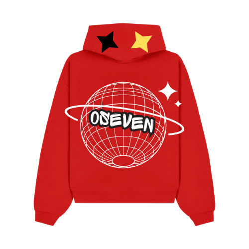 0seven Red Hoodie
