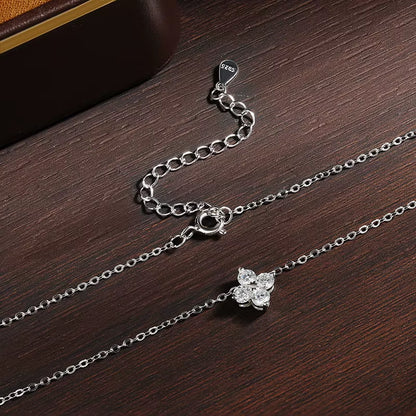 D VVS1 Moissanite Pandent Necklace GRA Certified 0.4Ct Lab Diamond S925 Sterling Silver Dainty Necklaces for Women