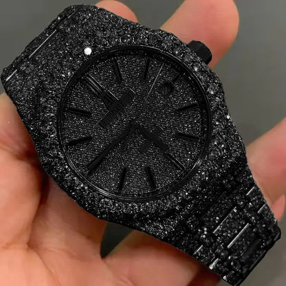 VVS Top Quality Automatic Mechanical Iced Out Women Designer Men Moissanite Pass Test Dia Watches Iced Out Vvs Diamond Watch Free Delivery
